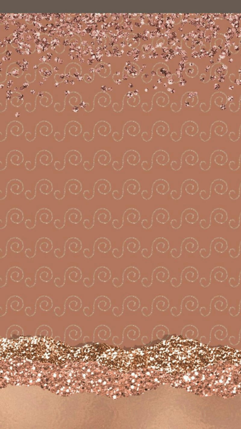 brown glitter, HD phone wallpaper