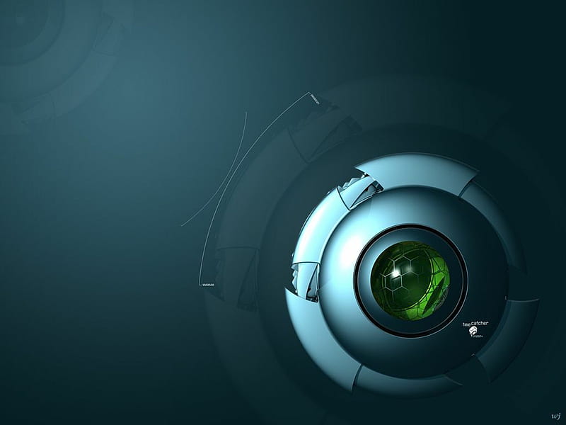 camera eye 3d, see, colors, scane, graphics, power, felling, 3d, cool, watch, deep, dream, HD wallpaper