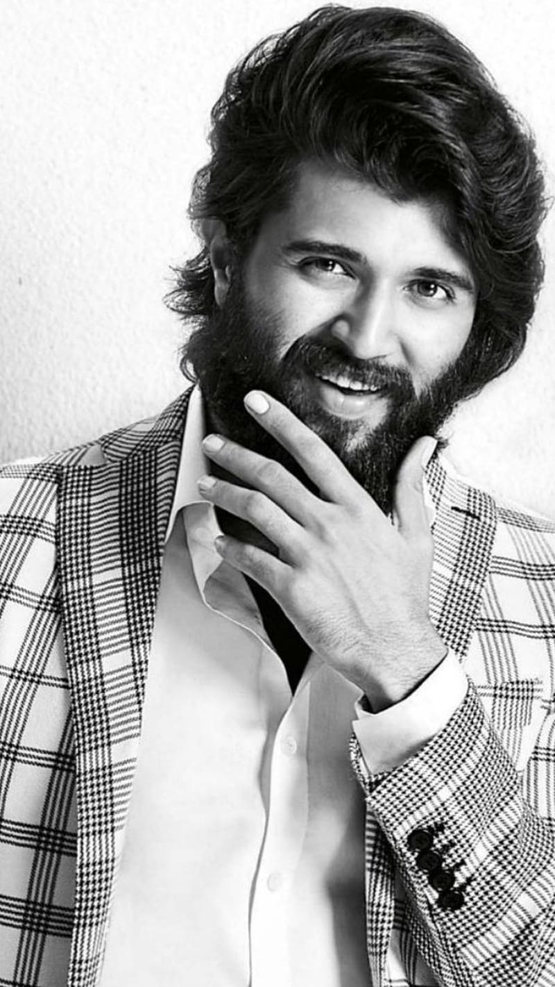 Vijay Devarakonda, Beard Look, smile, HD phone wallpaper