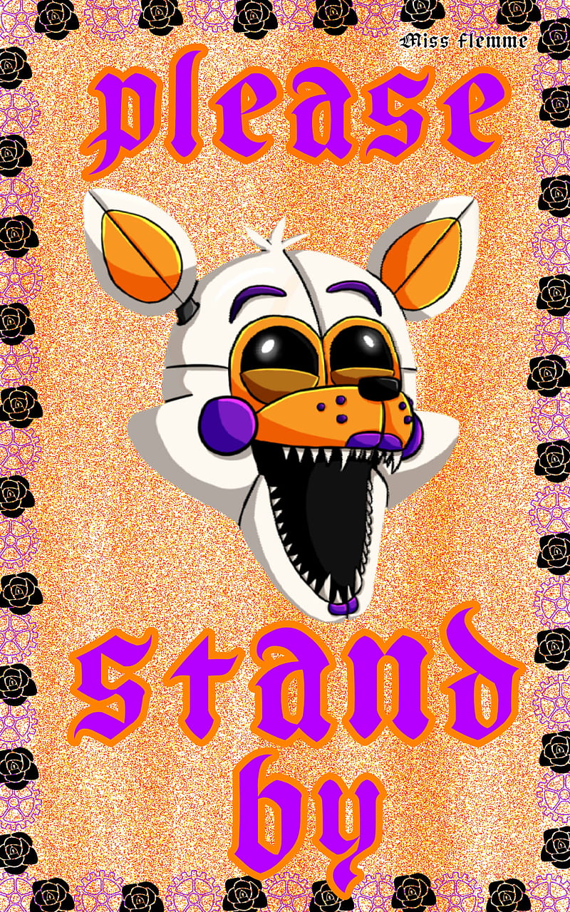 Neon please stand by, fnaf, lolbit, HD phone wallpaper