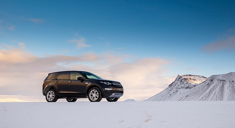 2015 Land Rover Discovery Sport (Barolo Black) - In Snow - Side , car, HD wallpaper