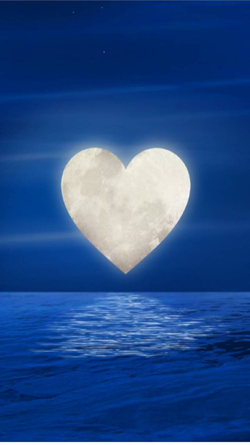 Valentines day, corazones, moons, HD phone wallpaper