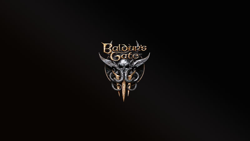Baldurs Gate 3 Logo, HD wallpaper