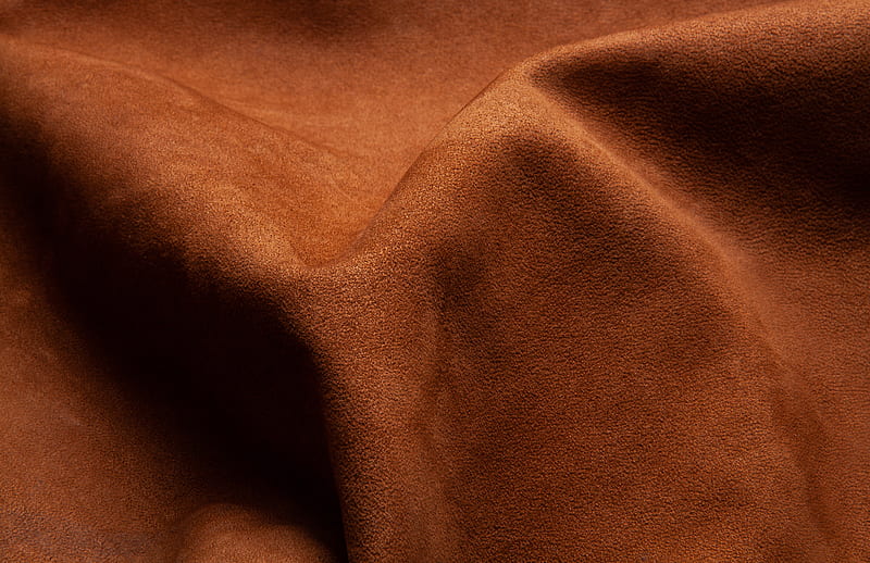 leather, folds, brown, texture, HD wallpaper