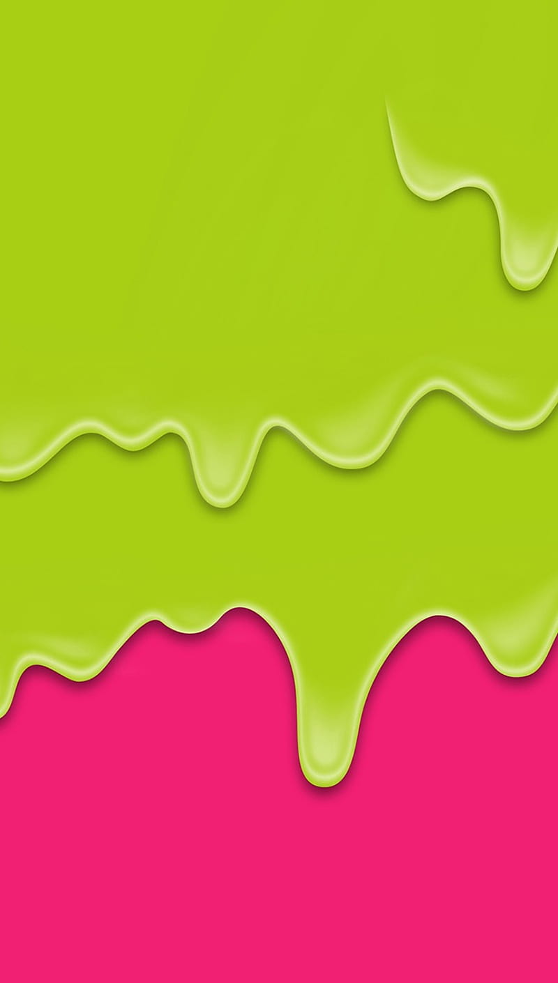 Lime Liquid, abstract, android, apple, color, pink, HD phone wallpaper