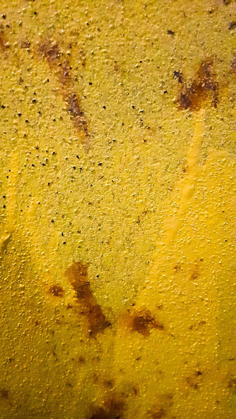 Pattern of rust, pattern, rust, yellow, paint, color, brown, HD phone wallpaper