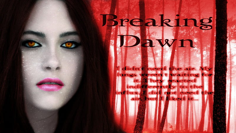 Twilight Breaking Dawn Part 2, awesome, a quote, done by me, bella cullen, HD wallpaper