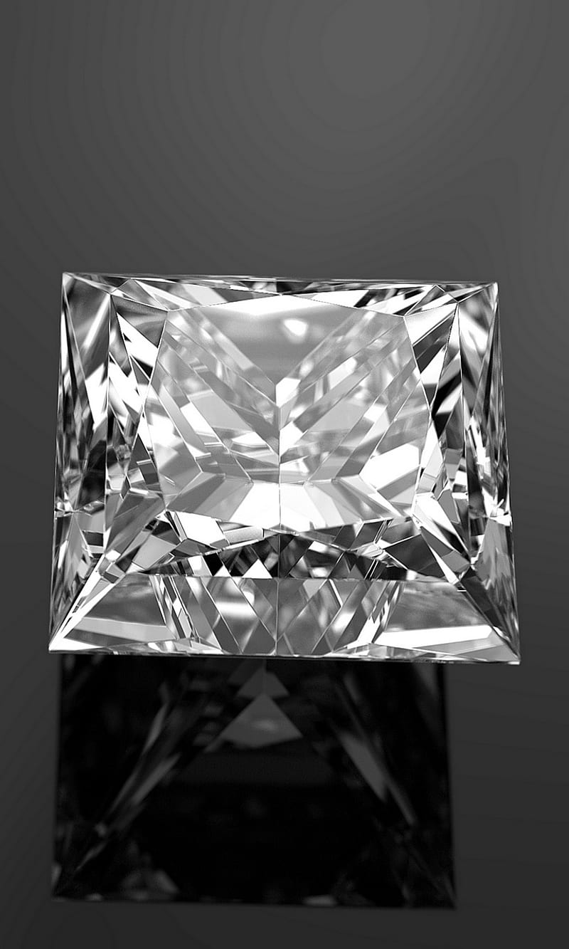 Diamond, background, gemstone, stone diamond, HD phone wallpaper