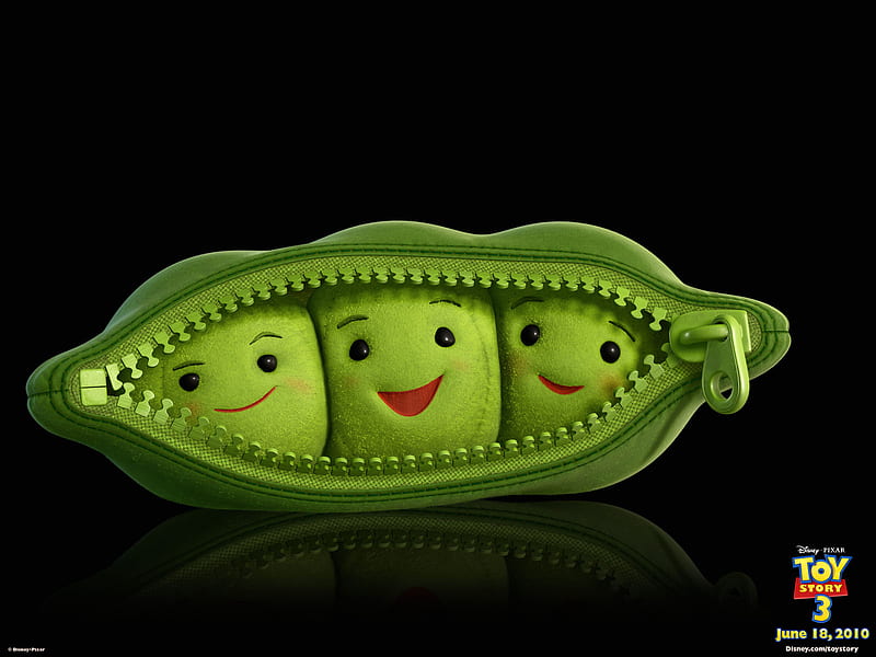 3 Peas In A Pod, pod, vegetable, green, peas, HD wallpaper