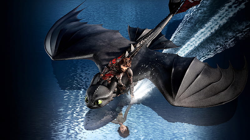 Toothless and Hiccup, httyd, httyd 3, HD wallpaper