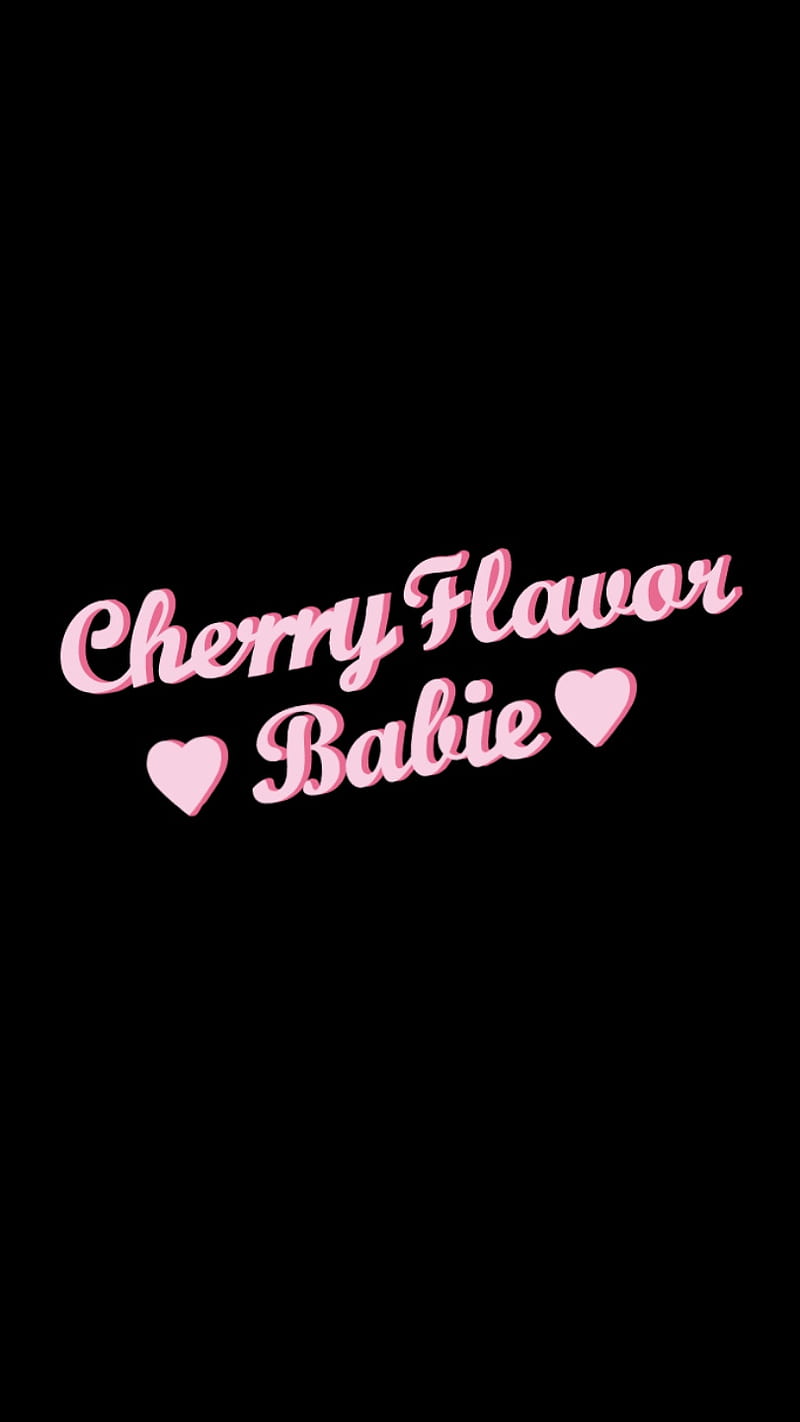 Cherry flavor babie, 2021, aesthetic, anime, baddie, fire, iphone, love, new year, pink, HD phone wallpaper
