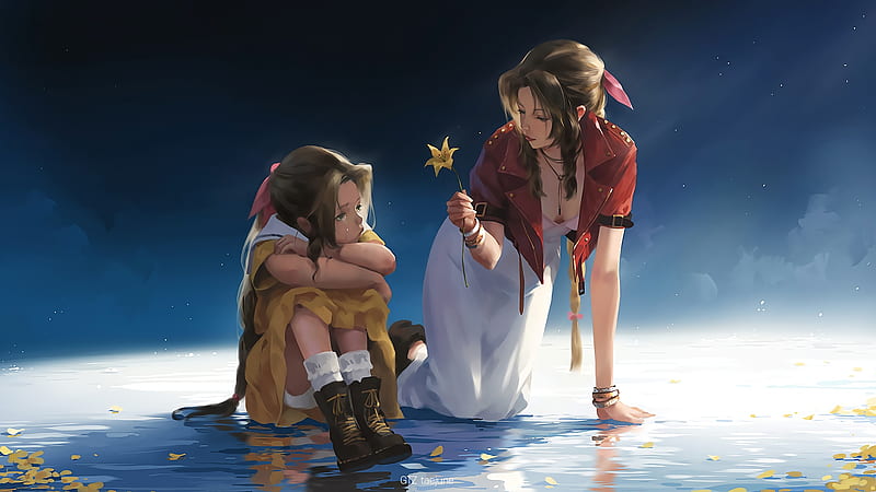 Final Fantasy, Final Fantasy VII: Advent Children, Aerith Gainsborough, HD wallpaper
