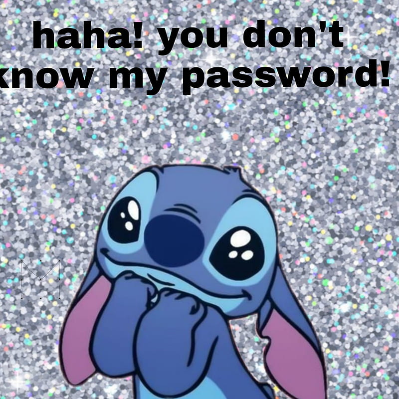 No password for you, funny, stitch, HD phone wallpaper | Peakpx