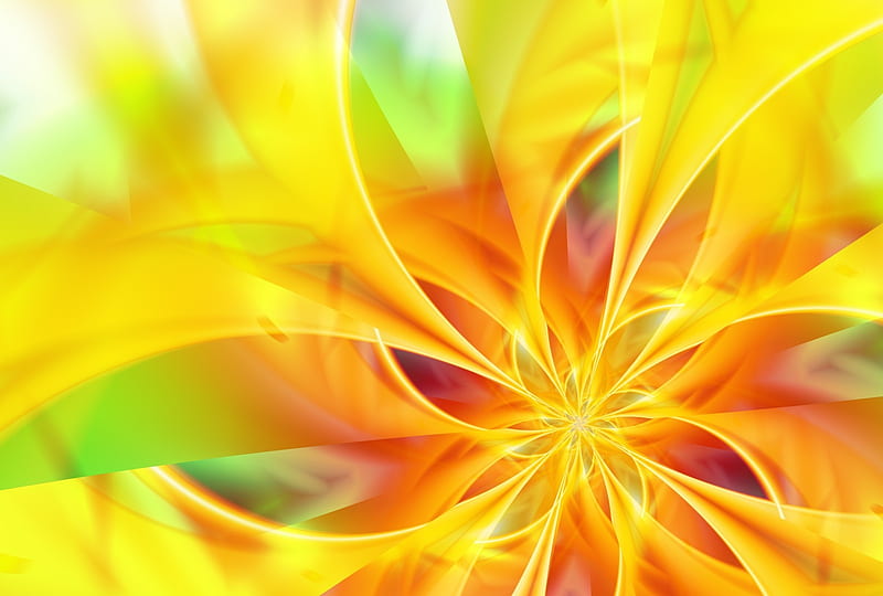Sunflower, 3d, bonito, abstract, HD wallpaper