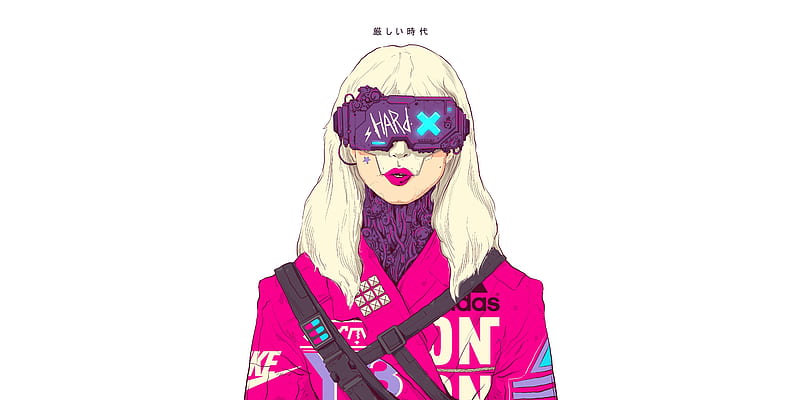 futuristic woman, virtual reality, blonde, sci-fi, Fantasy, HD wallpaper