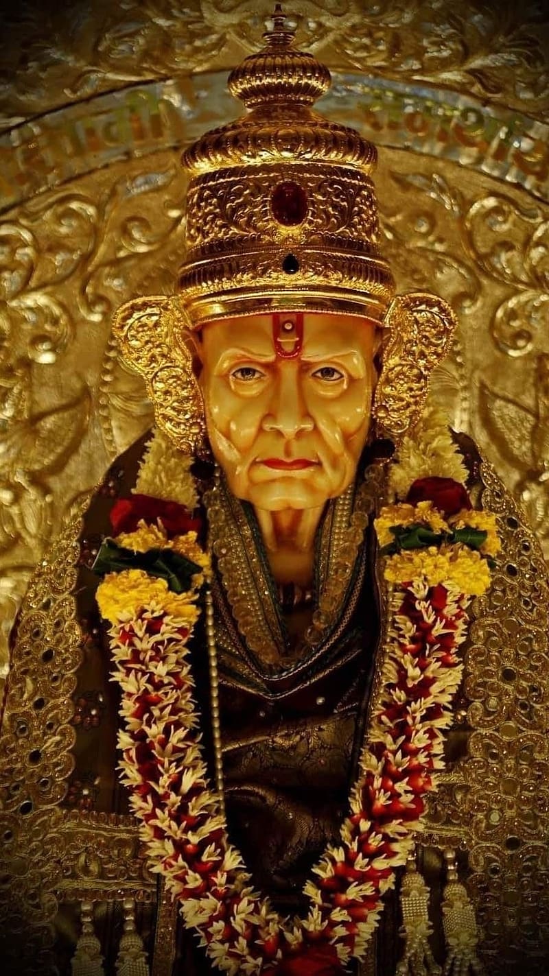 Swami Samarth, Statue, guru, devotional, HD phone wallpaper | Peakpx