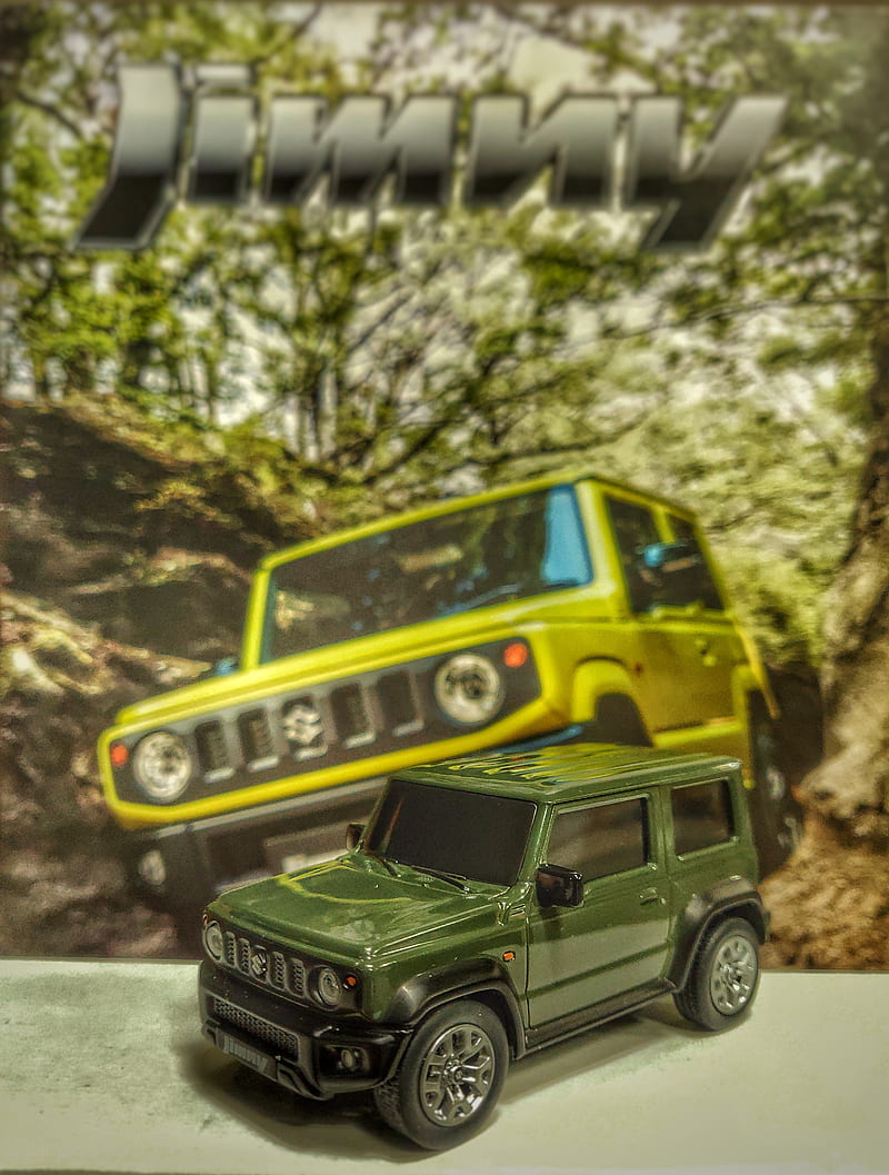 Jimny, car, scale model, suv, suzuki, wagon, HD phone wallpaper | Peakpx