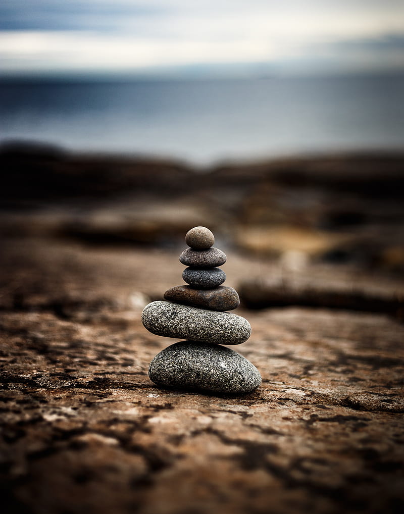 Piedras, equilibrio, armonía, zen, Fondo de pantalla de teléfono HD | Peakpx