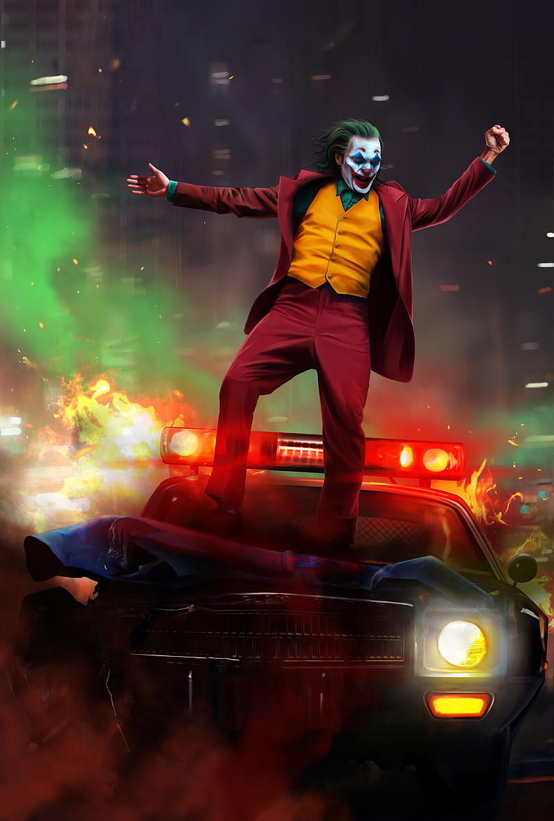 Joker 2019 ilustraciones, Fondo de pantalla de teléfono HD | Peakpx