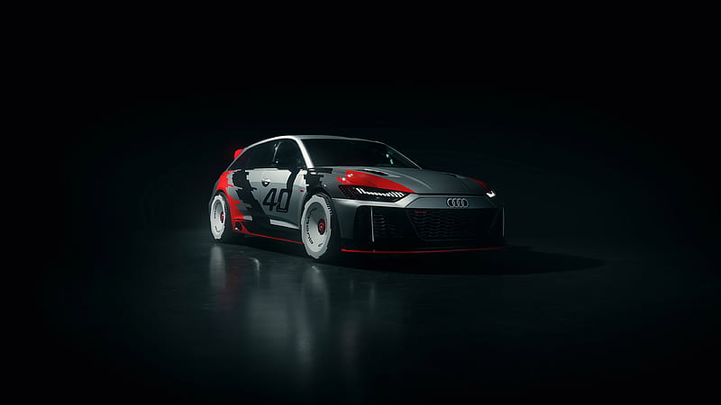 Audi, Audi RS6 GTO, Audi RS6 GTO Concept, Car, Concept Car, Race Car, Sport Car, Two-Toned Car, HD wallpaper