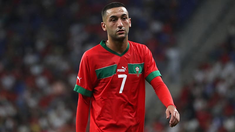 Ziyech included in Morocco's World Cup squad after missing AFCON due to coach dispute, Morocco Football, HD wallpaper