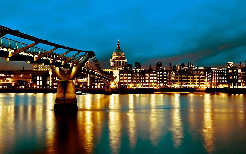 london lights-city graphy, HD wallpaper