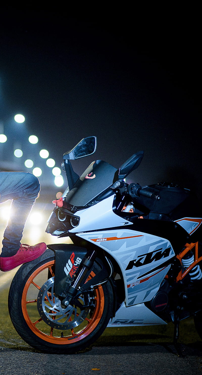 Ktm tc, ktm rc 390, bike, HD phone wallpaper