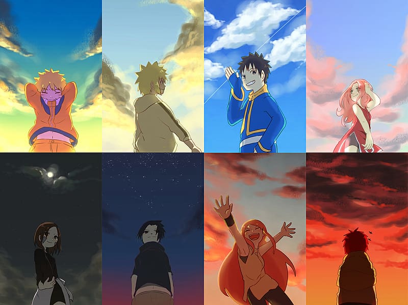 Naruto Uzumaki Sakura Haruno Minato Namikaze Sasuke Uchiha Gaara