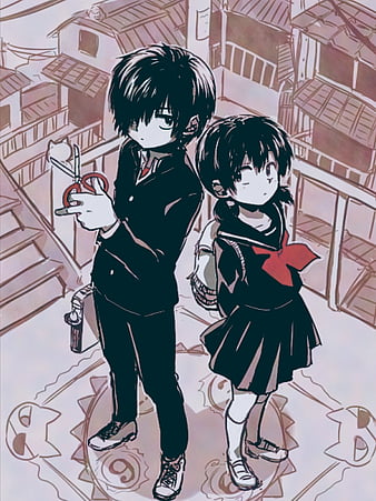 Urabe x Tsubaki  Caricaturas viejas, Mejores parejas de anime, Pegatinas  bonitas