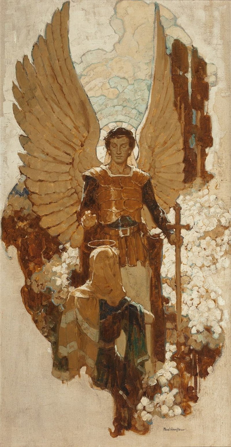St Michael , angel, god, miguel, sao, HD phone wallpaper