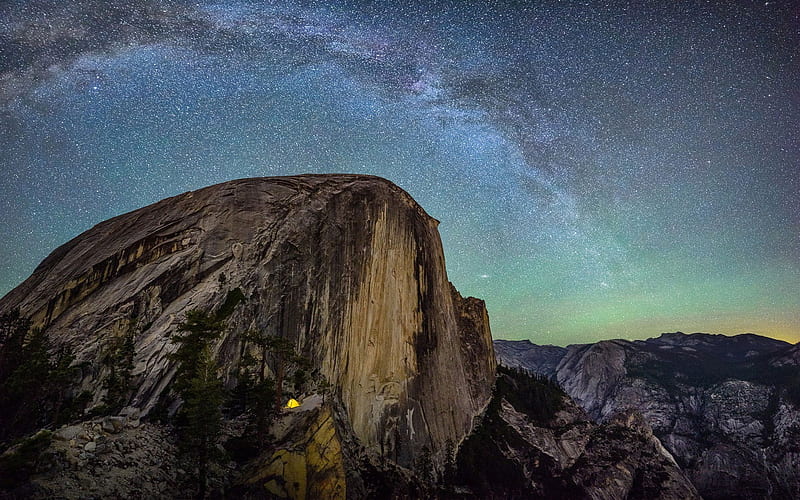 Yosemite Camp, yosemite, nature, HD wallpaper