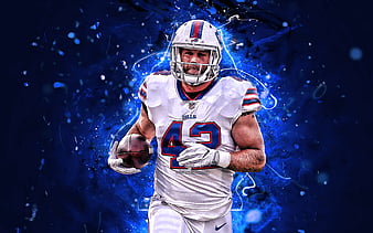 Buffalo Bills #58 Linebacker Matt Milano – GL Canvas Print Art