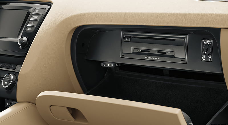 2013 Skoda Octavia Glove Compartment - Interior Detail , car, HD wallpaper