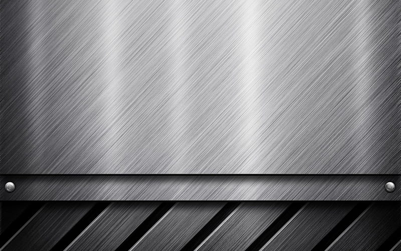 Texture, metallic, surface, gris, black, HD wallpaper