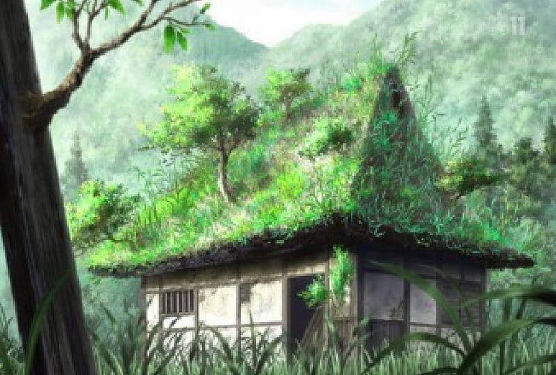 Old House, japan, house, japanese, anime, manga, nature, mushishi, old, HD  wallpaper | Peakpx