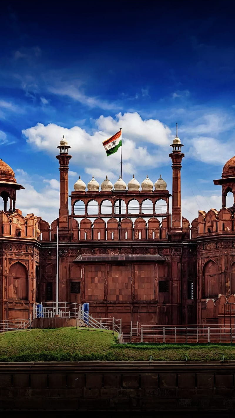 Red fort, delhi, history, india, HD phone wallpaper
