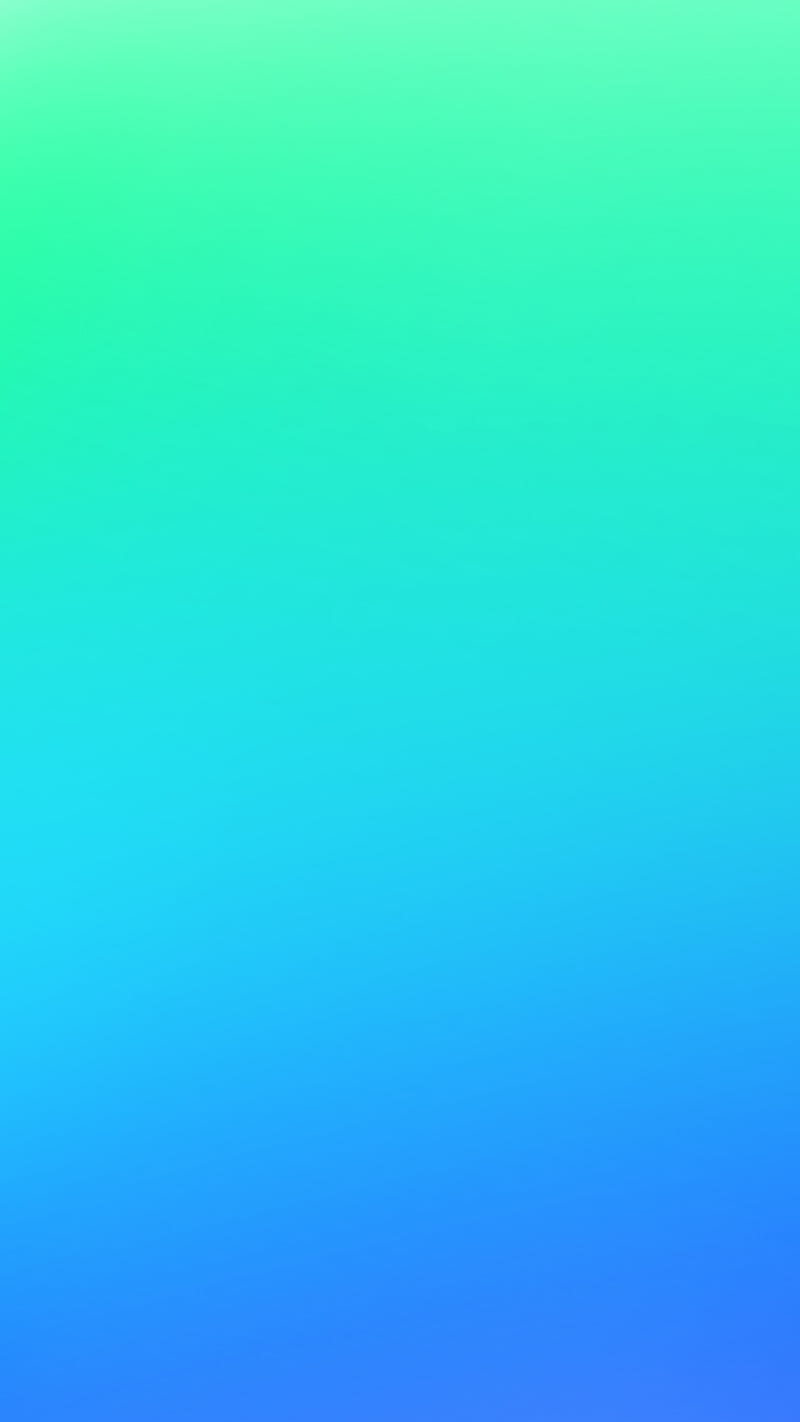 Teal fade, blue, green, gradient, colors, bright, HD phone wallpaper