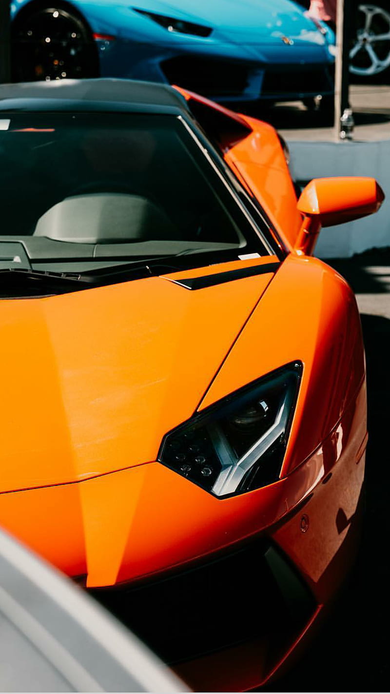 Orangeventador, lamborghini, aventador, orange, car, supercar, huracan,  america, HD phone wallpaper | Peakpx