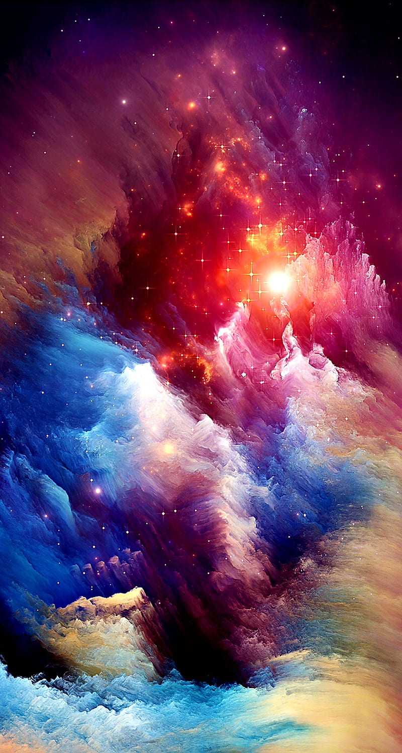 Nebula, galaxy, space, HD phone wallpaper