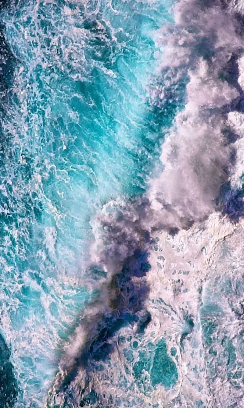 Ocean - Wave, beach, beauty, blue, salt, sea, tropical, water, white, HD phone wallpaper
