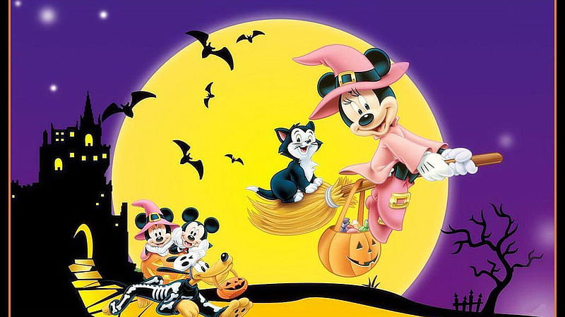 Dibujos animados de halloween mickey mouse dibujos animados, Fondo de  pantalla HD | Peakpx