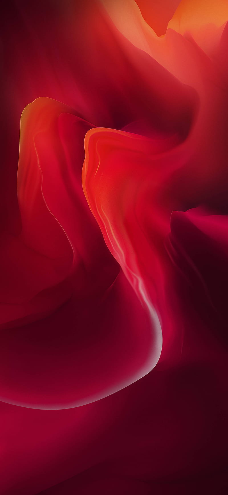 oneplus , red, artwork, abstract, HD phone wallpaper