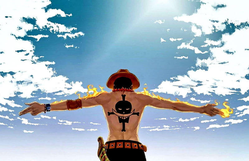 ACE, fire fist ace, brother of luffy, anime, one piece, HD wallpaper
