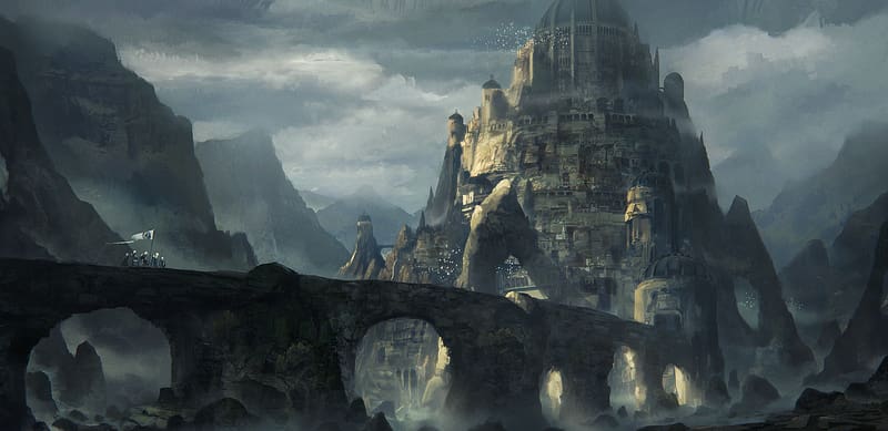 Landscape, Fantasy, Castles, Game Of Thrones, Bridge, Castle, HD wallpaper