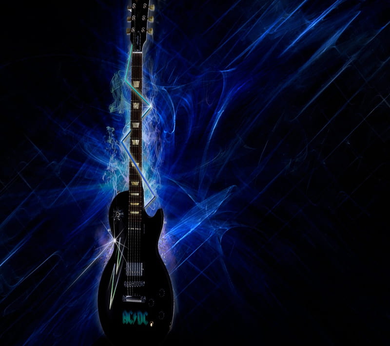 Electric Guitar, blue, music, samsung nexus, HD wallpaper | Peakpx