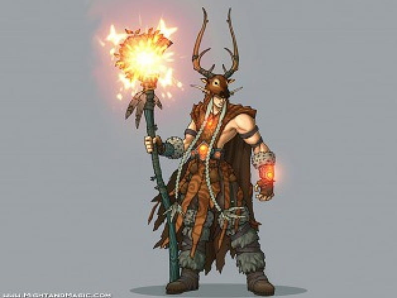 Druid Elder, homm, homam5, homm 5, heros of might and magic, heros of might and magic 5, druid, HD wallpaper