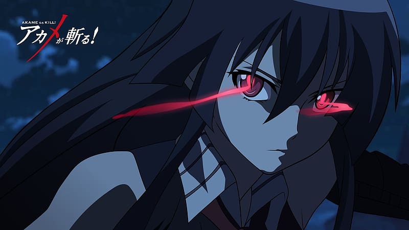 Anime, Red Eyes, Black Hair, Akame (Akame Ga Kill!), Akame Ga Kill!, HD wallpaper