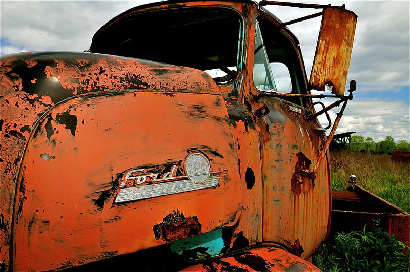 Rusted Ford Truck, country, HD wallpaper | Peakpx