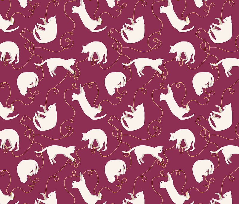 Cat Pattern, abstract, background, HD wallpaper | Peakpx