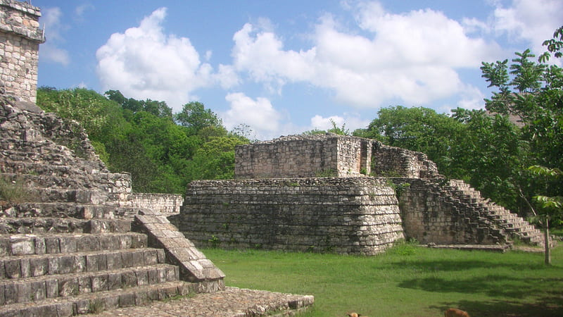 Ek Balam, Mexico, Ruins, Peninsula, Mayan, Yucatan, Cancun, HD wallpaper